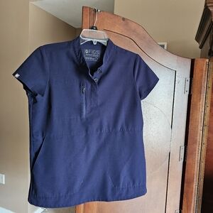 Figs Sucre Moto Scrub Top